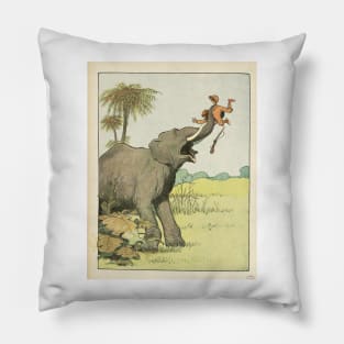 Elephant Attack Pillow