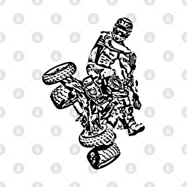 Quad Freestyle Sketch Art by DemangDesign