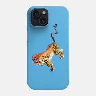 Antique Japanese Tiger Monster Nue Phone Case