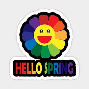 Hello Spring Magnet