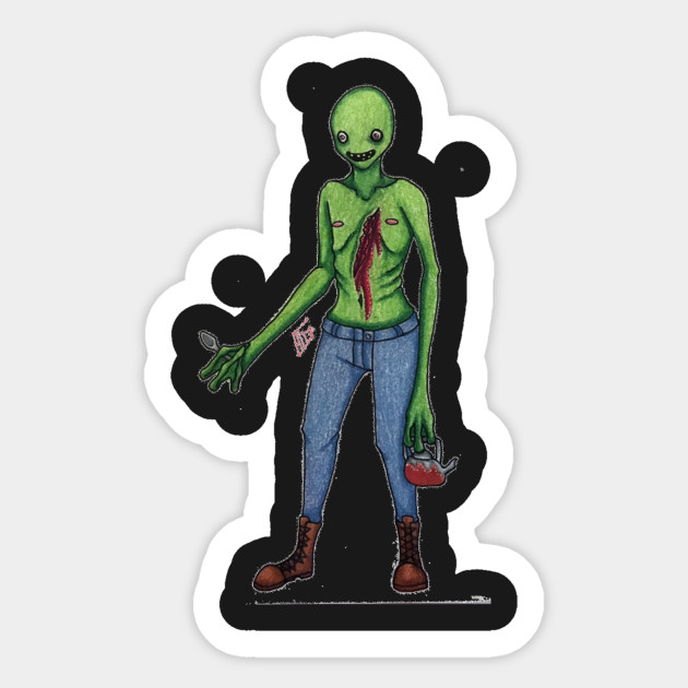 Rust And Spoon Salad Fingers Sticker Teepublic