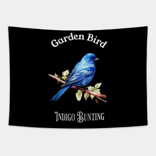 Garden Bird Indigo Bunting Tapestry