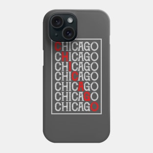 Chicago Typography Phone Case