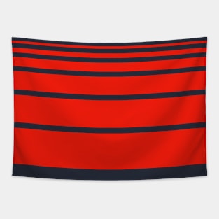 Stripes Red Art Tapestry