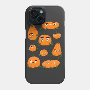 Pumpkin Heads - Halloween Spooky Illustration Phone Case