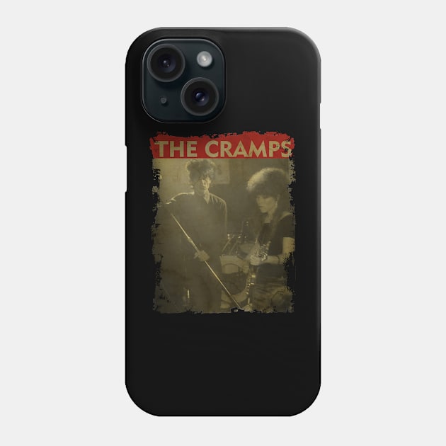 TEXTURE ART-The Cramps 1982 - RETRO STYLE Phone Case by ZiziVintage