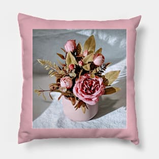 Pink Roses Pillow