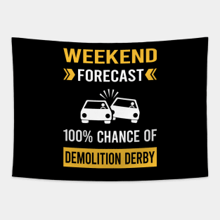 Weekend Forecast Demolition Derby Tapestry