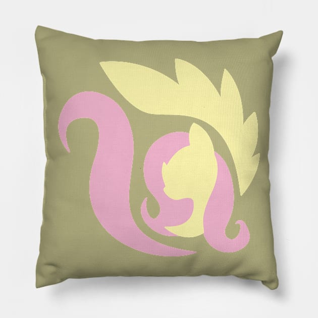 The Kindness - Fluttershy Pillow by kinokashi