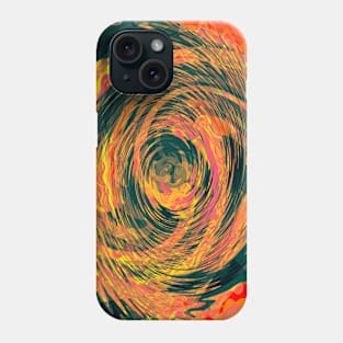 Evening - Groovy Stormy Swirl Abstract Phone Case