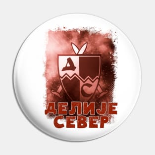 Delije Sever Crvena Zvezda Beograd - Red Star Belgrade Serbia ULTRAS Pin