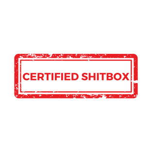 Certified Shitbox - Red Label Design T-Shirt