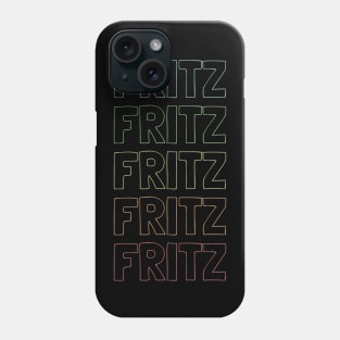 Fritz Name Pattern Phone Case