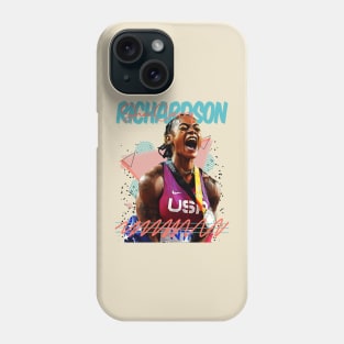 Retro Vintage sha carri richardson Fan Art Design Phone Case