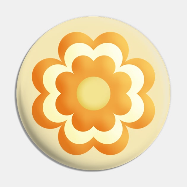 Flowers Art Pin by Alvd Design