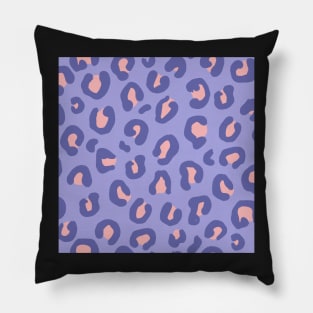 Purple Leopard Print Pillow