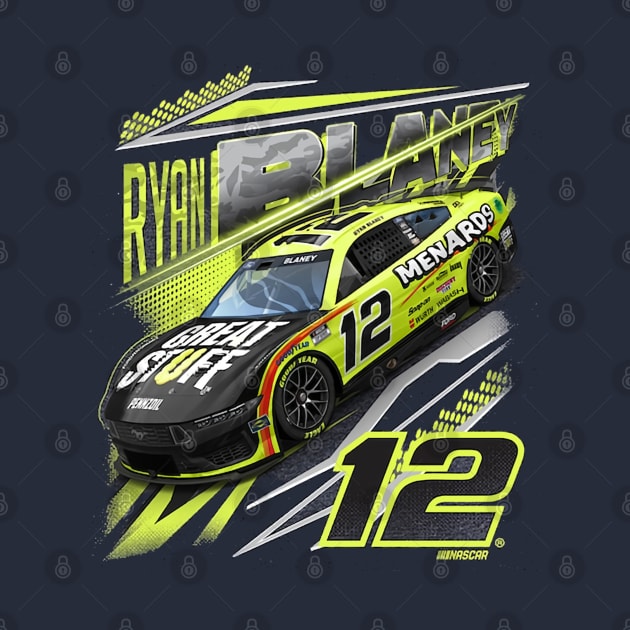 Ryan Blaney Navy Menards by ganisfarhan