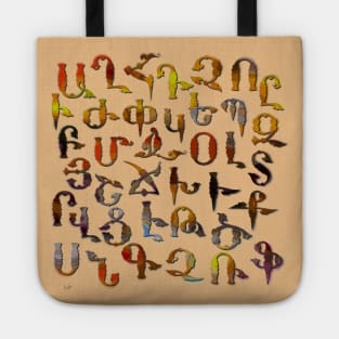 Armenian Fancy Alphabet V2 Tote