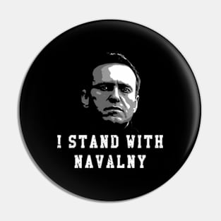 I Stand With Navalny Pin