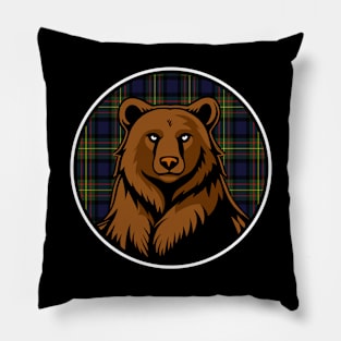 Good Ol Bear Patch with MacLaren Tartan - If you used to be a Bear, a Good Old Bear too, you'll find the bestseller critter patch design perfect. Pillow