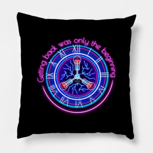 Back to the future clock Pillow