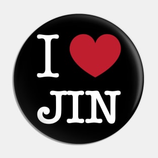 I love BTS jin kim seokjin typography Morcaworks Pin