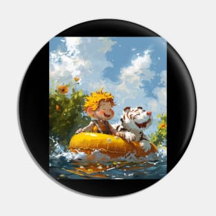 Calvin and Hobbes Nature Pin