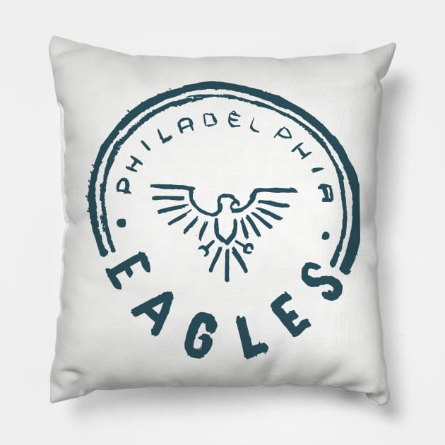 Philadelphia Eagleeees 06 Pillow by Very Simple Graph