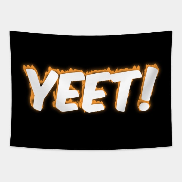 Yeet Tapestry by Boo Face Designs