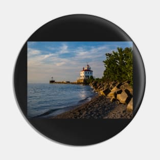 Sunset at Fairport Harbor Lighthouse Pin