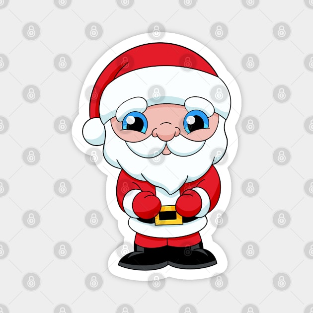 Cute Santa, Xmas, Christmas, Santa Claus Magnet by PrimeStore