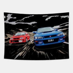 evo 6 TME vs sti 22B Tapestry