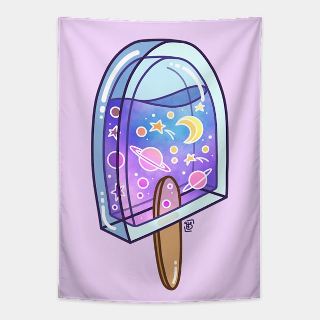 Galaxy Ice Pop Tapestry by heysoleilart