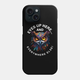 Colorful Owl tshirt - Vibrant And Stylish Owl Phone Case