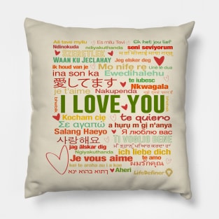 I love you in languages Pillow