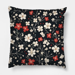 Tiny Flowers Cute Pattern Floral Summer Pillow