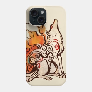 The fire Wolf Phone Case