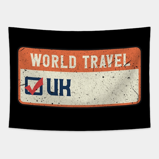 UK world travel Tapestry by SerenityByAlex