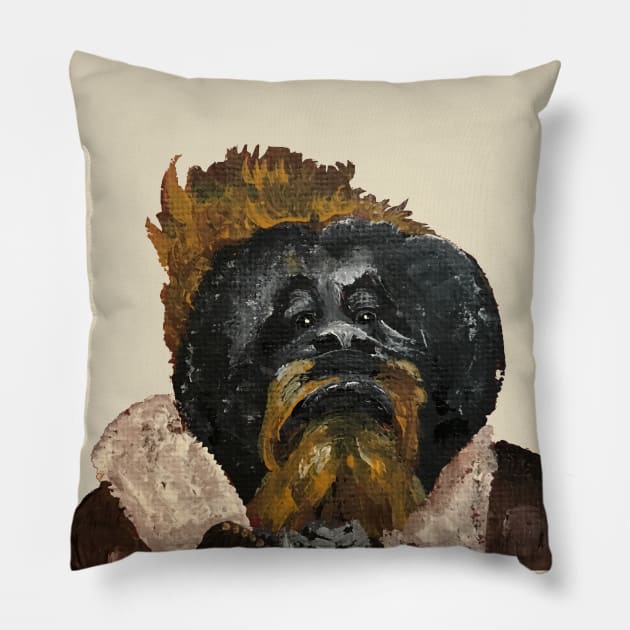 Arrogant Orangutan (no background) Pillow by jpat6000