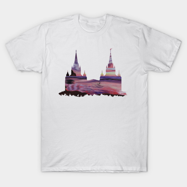 San Diego Lds Temple Sunset Surf Silhouette San Diego Temple T Shirt Teepublic