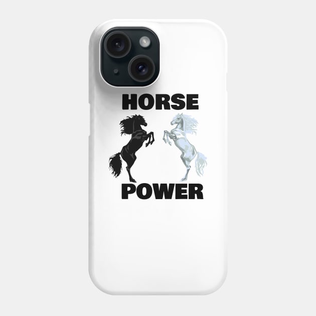 Horse power Phone Case by Carolina Cabreira