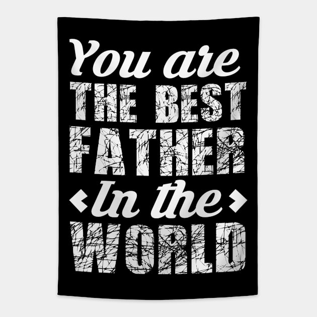 Best Father Tapestry by Verboten
