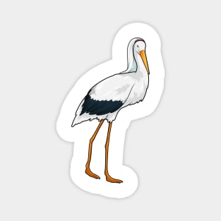 Stork Bride Veil Wedding Magnet