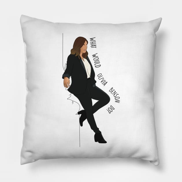 WWOBD? Pillow by Gabi Veiga