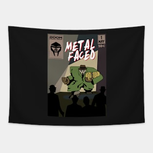 Metal Faced - Comic Cover Tapestry