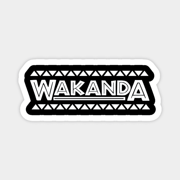 Wakanda Logo Magnet by BlackActionTeesOnDemand