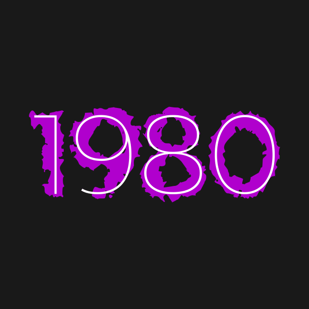 1980 Year Distressed Liquid Purple by Liquids