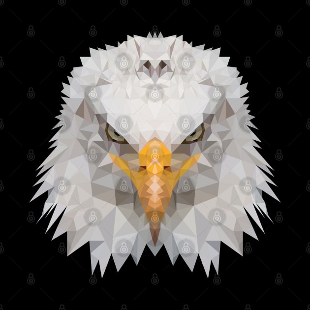Low Poly Eagle Wild Animal by Gift Designs
