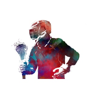 lacrosse sport art #lacrosse #sport T-Shirt