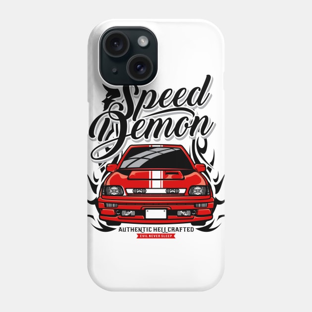 speed demon Phone Case by spoilerinc